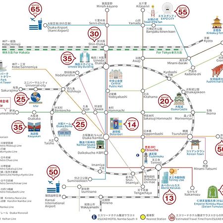 Eslead Hotel Namba South Ⅱ Осака Екстериор снимка